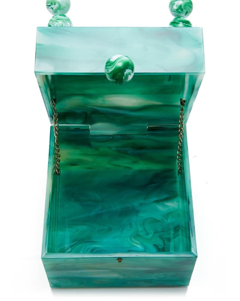 Cult Gaia Green Marble Bag - Image 3