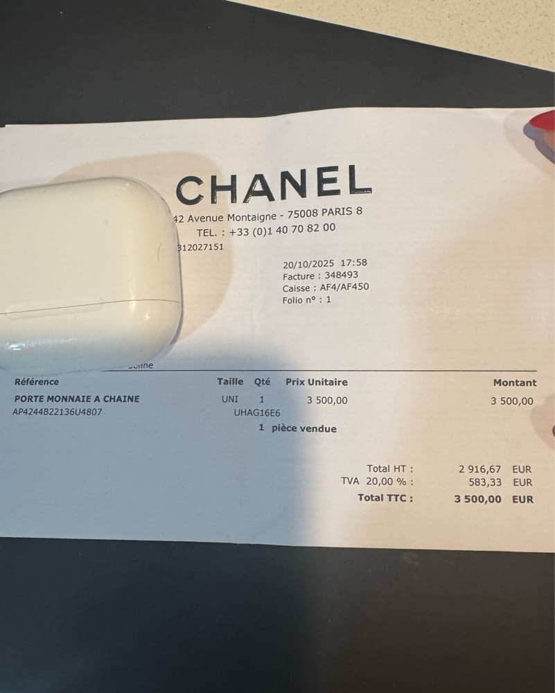 Chanel Coco Handle Silver in Caviar  - Image 5