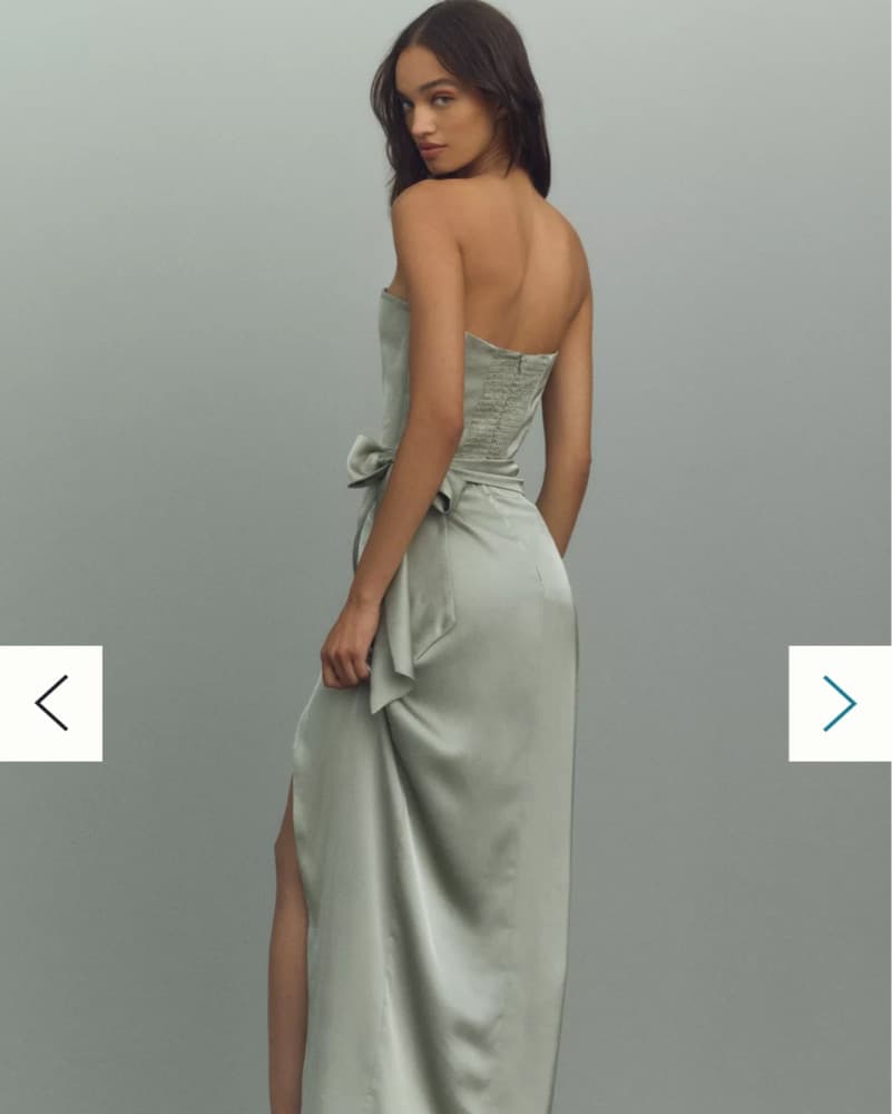 V Chapman Formal Green Dress - Image 2