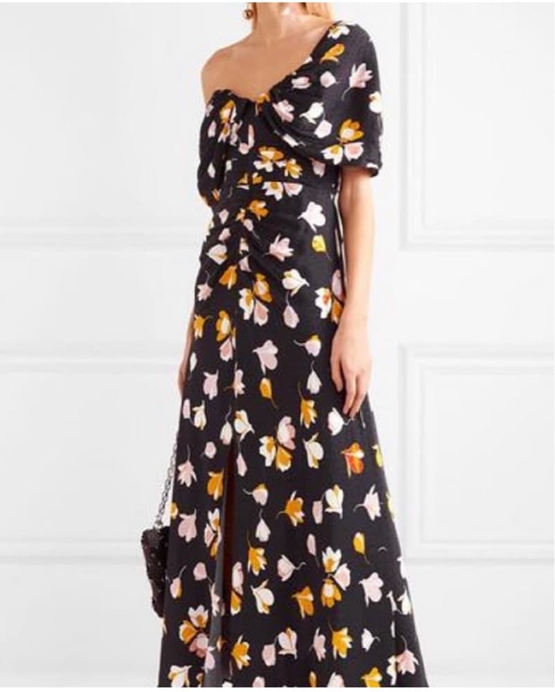Navy Flower Dress - Image 1