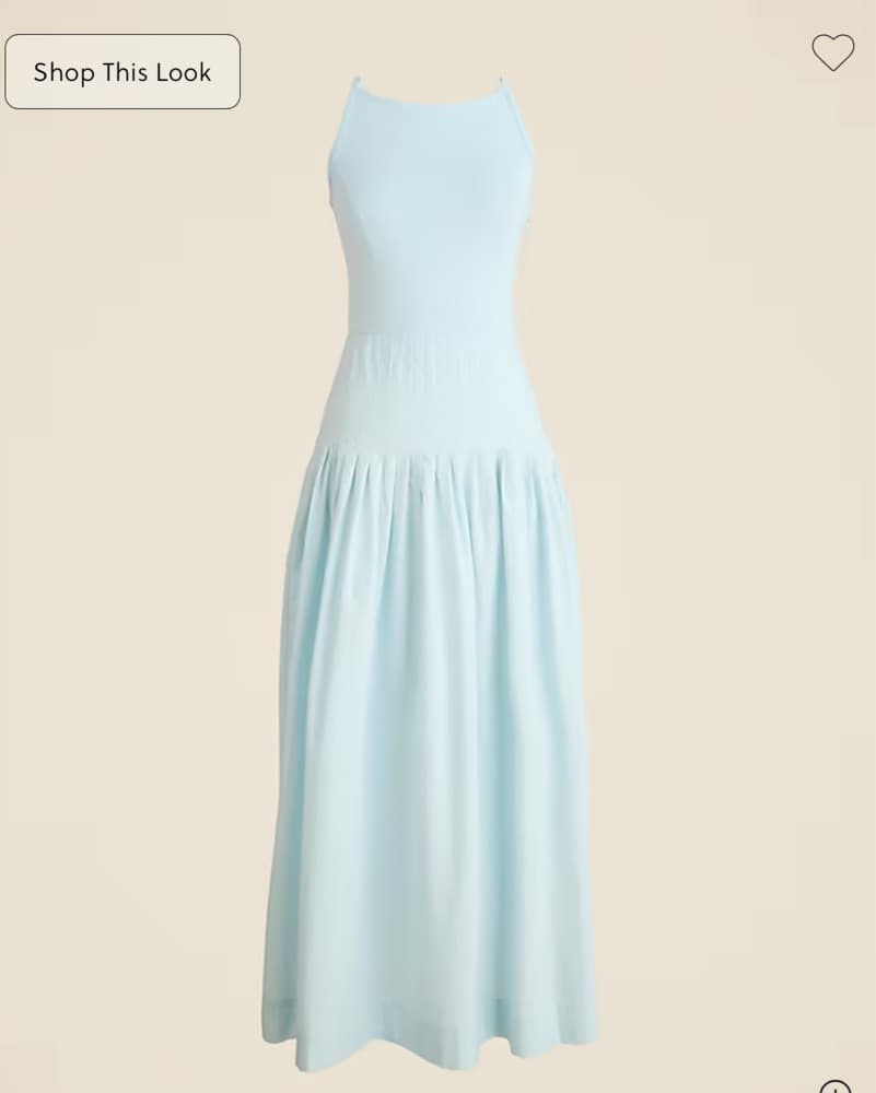 J.Crew Pintuck mixy dress light blue - Image 3