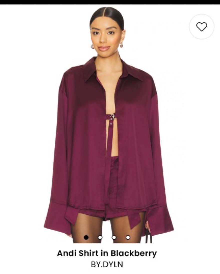  Blackberry Andi Shirt and Rosie Micro Shorts Set - Image 1