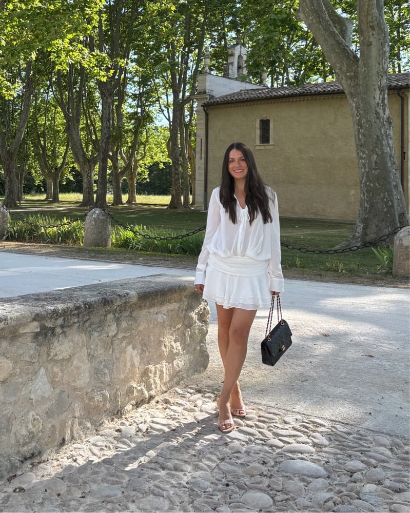 Wilma White Mini Dress  - Image 2