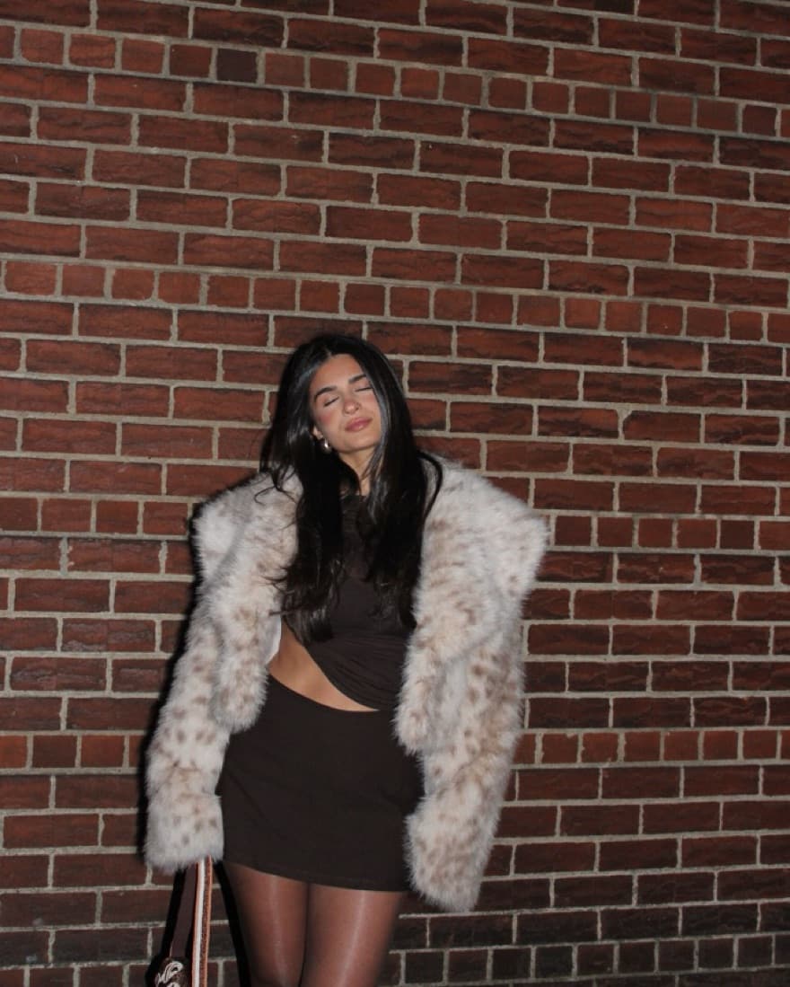 Brown Mini Skirt - Image 1