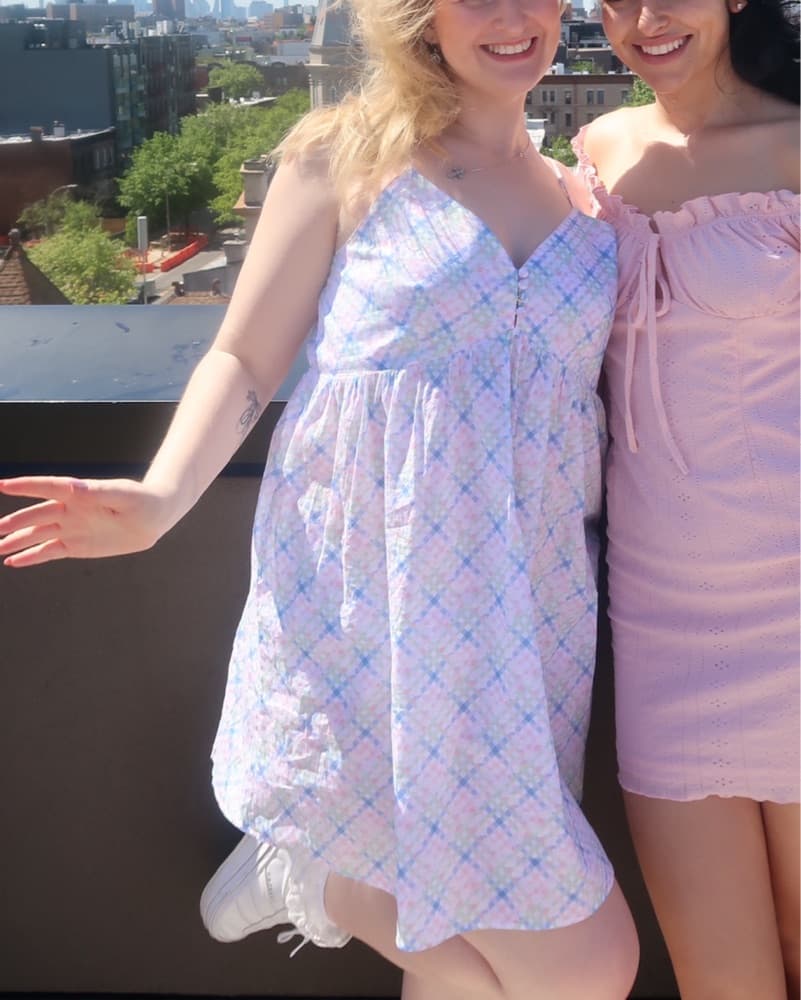 Djerf Ave. Cottage Poplin Mini Dress  - Image 2