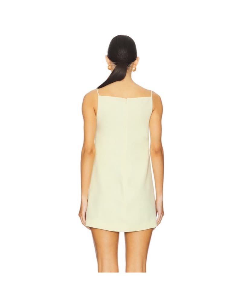 Yellow Self Portriat 3DFloral Mini Dress - Image 3