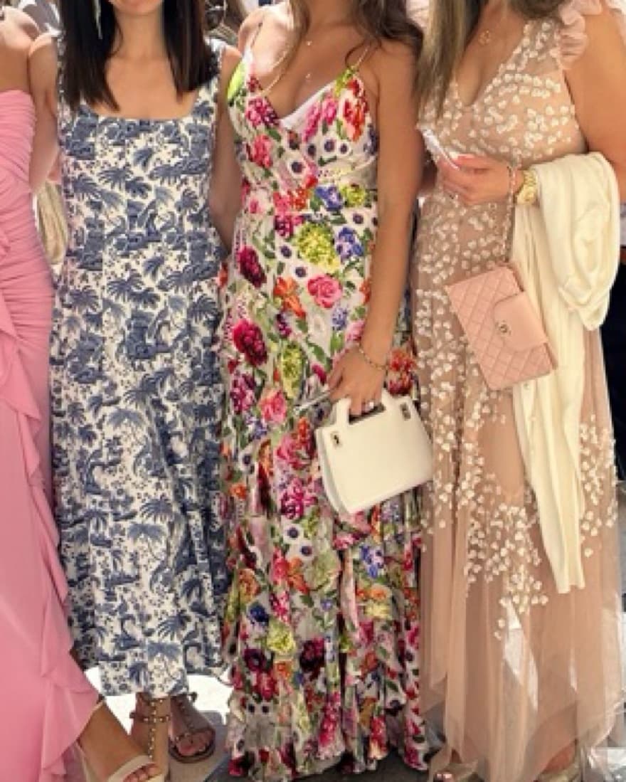 Alice & Olivia Ruffled Floral Maxi Dress - Image 4