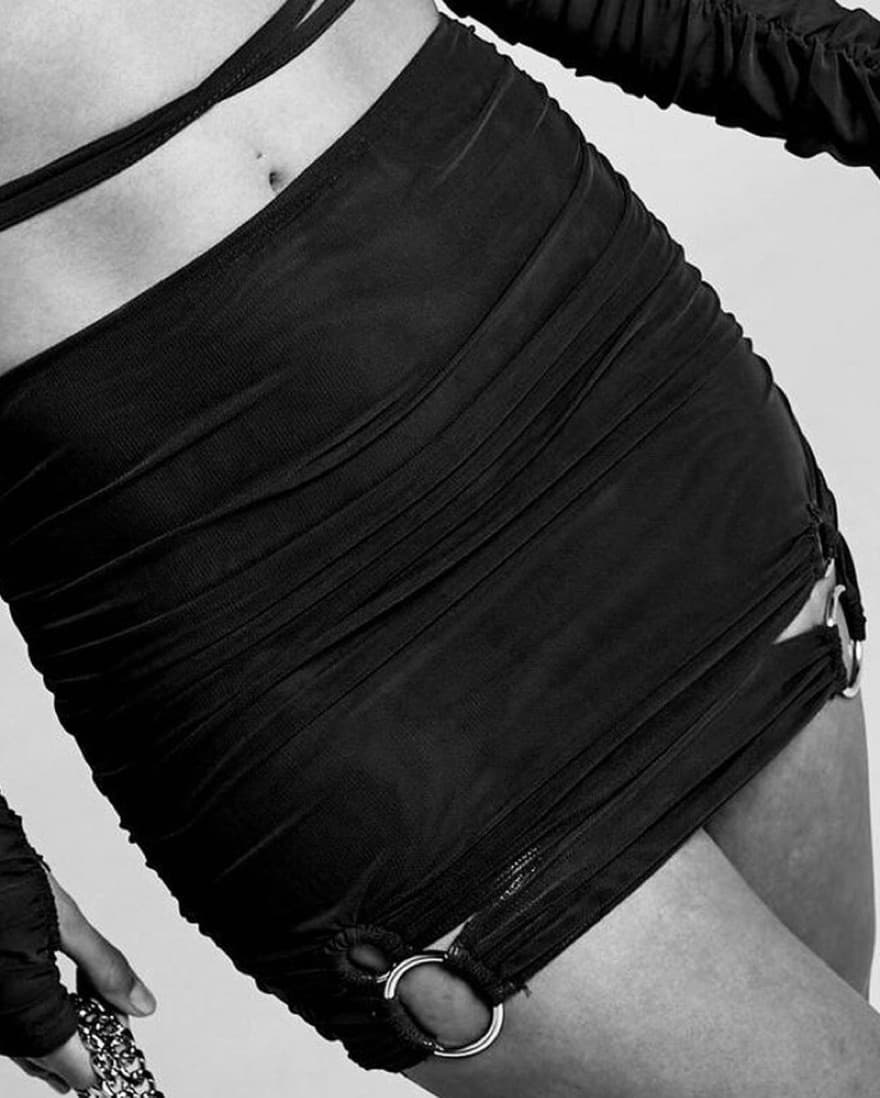 By.Dyln Black Mini Skirt  - Image 1