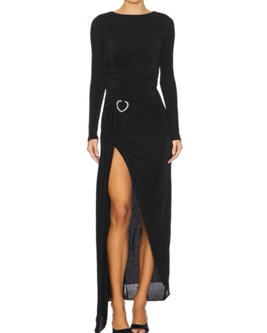 Camryn Maxi Dress in Black XS - Image 2