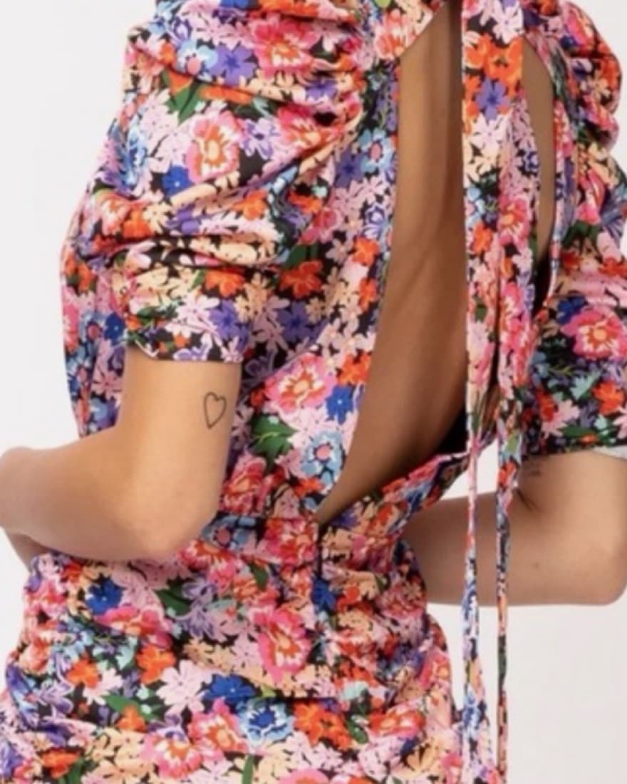 boquet mini dress  - Image 3