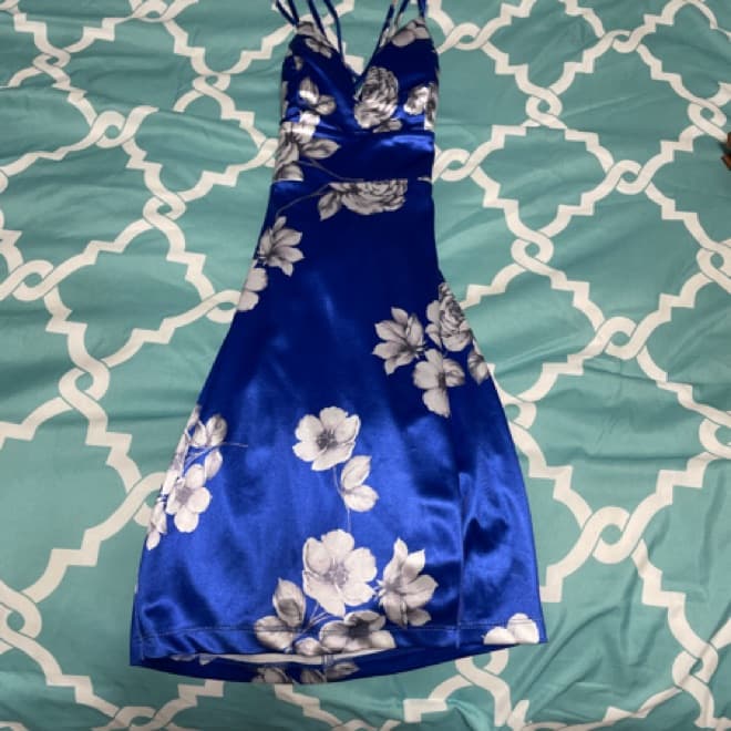 Silk Formal Dress - Image 1