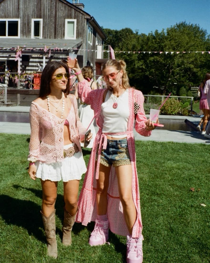 Pink Paloma Blue Kimono - Image 2