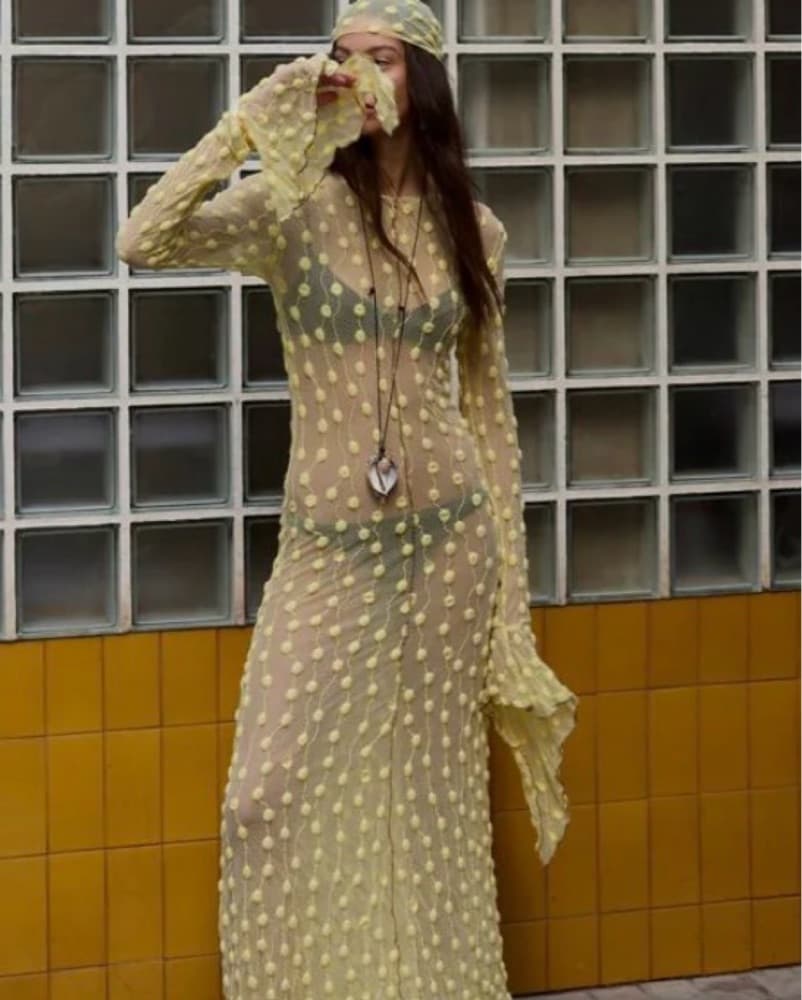 Marfa Istanbul Debbie Dress And Scarf - Image 1