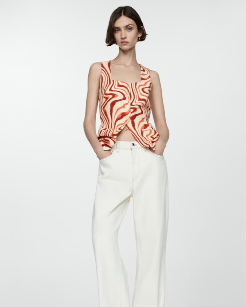 Mango Printed Two-Piece Set - Image 3