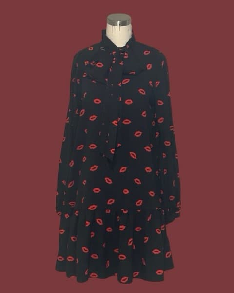 Kate Spade Lip Print Dress - Image 1