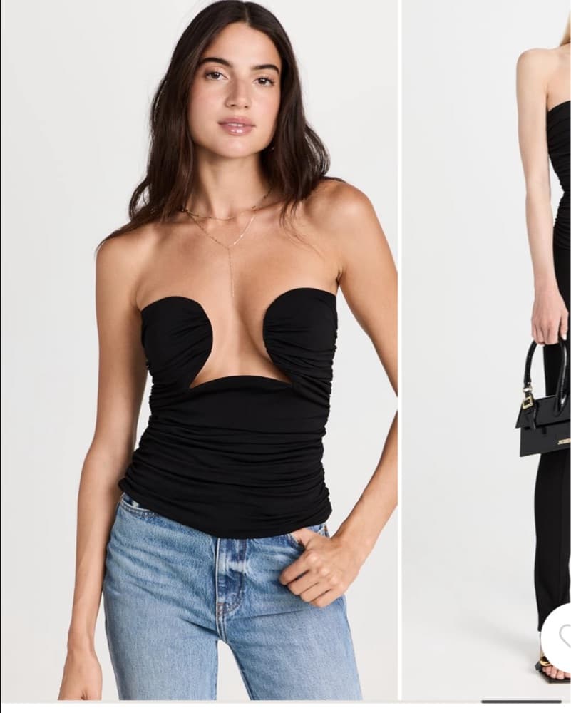 Dominique Wire Bustier Top - Image 3