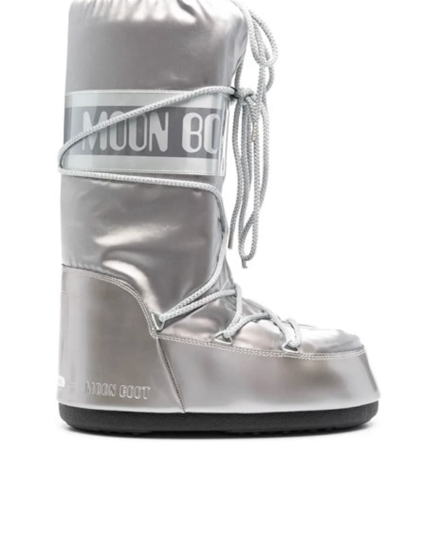 Shiny Silver Moon Boot - Image 2