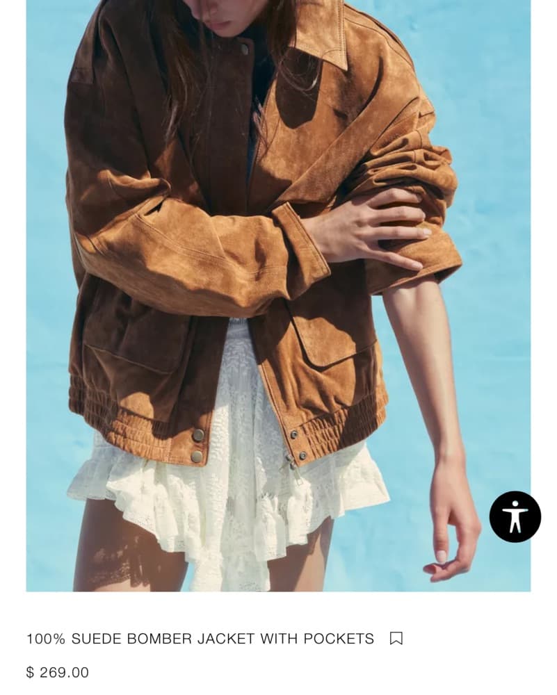 Versatile Suede Bomber Jacket - Image 3