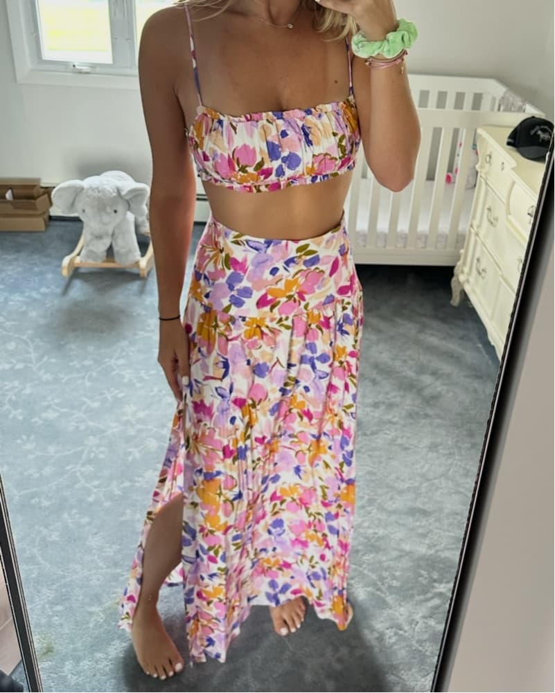 Floral Skirt Set - Image 1