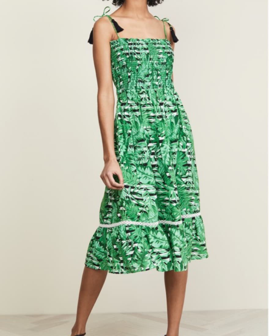 Shopbop Green Midi Dress - Image 2
