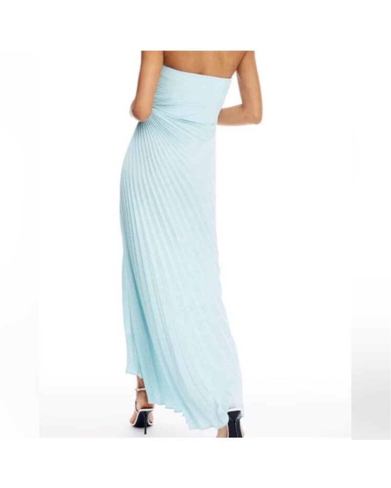 ALC Layla Blue Pleated Gown dress Size 6 - Image 2
