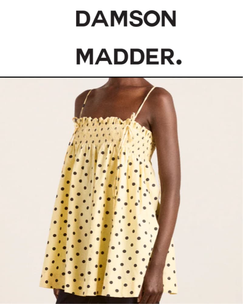 Damson Madder Lilo Mini Polka Dot Dress - Image 3