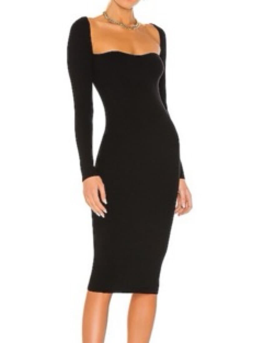 One Grey Day Black Longsleeve Dress - Image 2