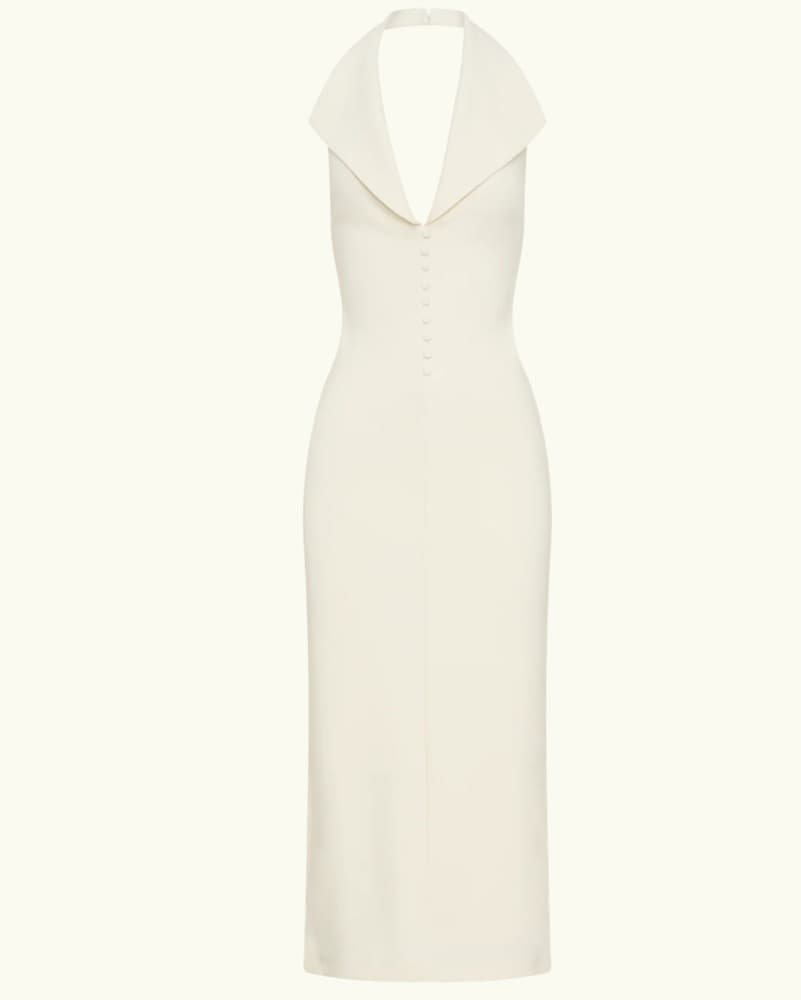 Sleek and Sophisticated Halter Dress - Image 6