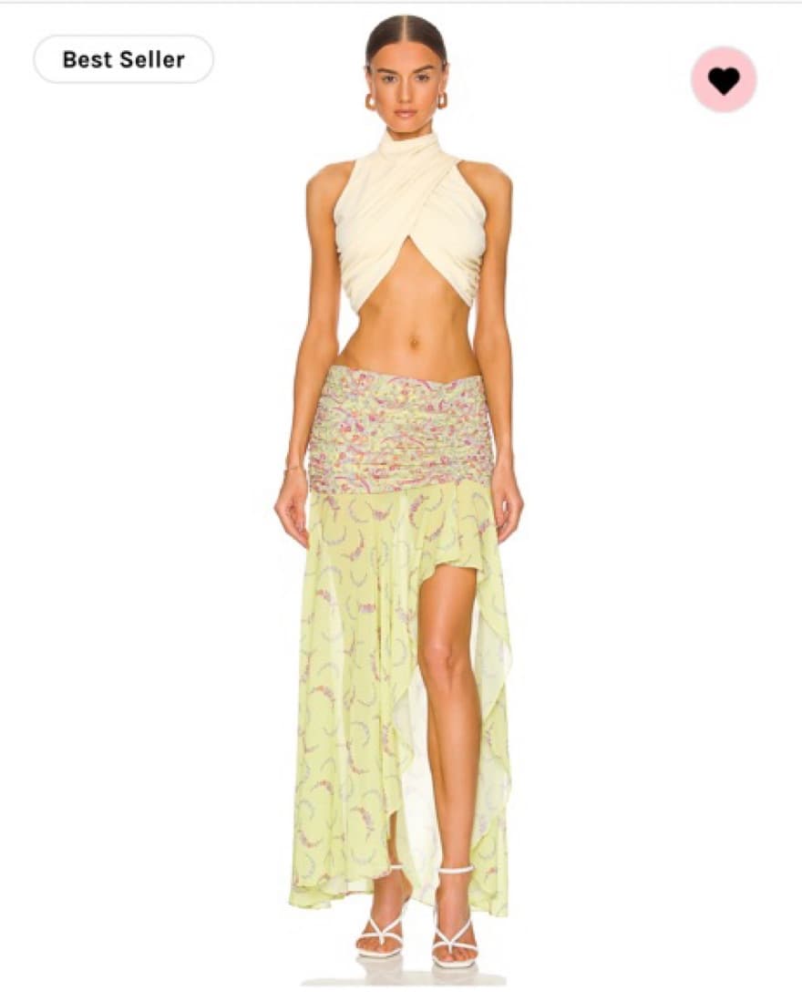 Majorelle Maxi Skirt - Image 1