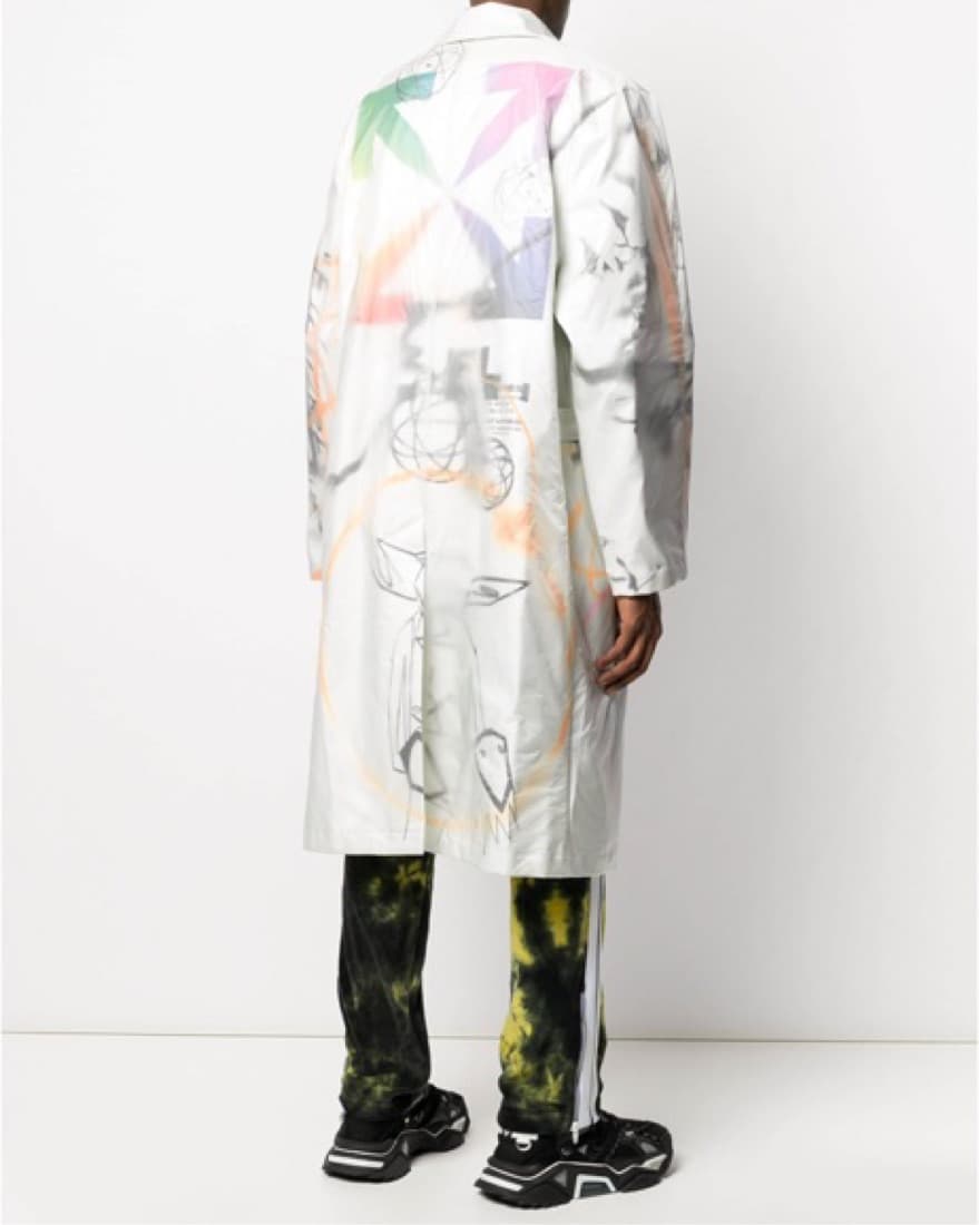 OFF-WHITE UNISEX TRENCH/RAINCOAT - Image 3