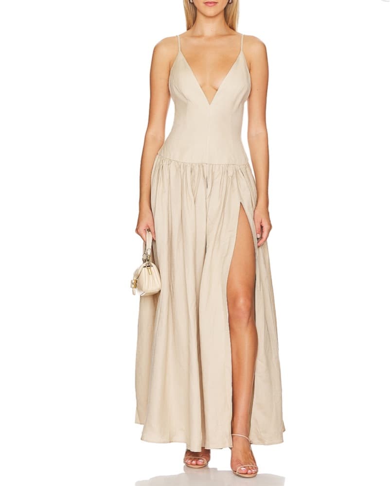 Revolve Tularosa Tan Maxi Dress  - Image 4