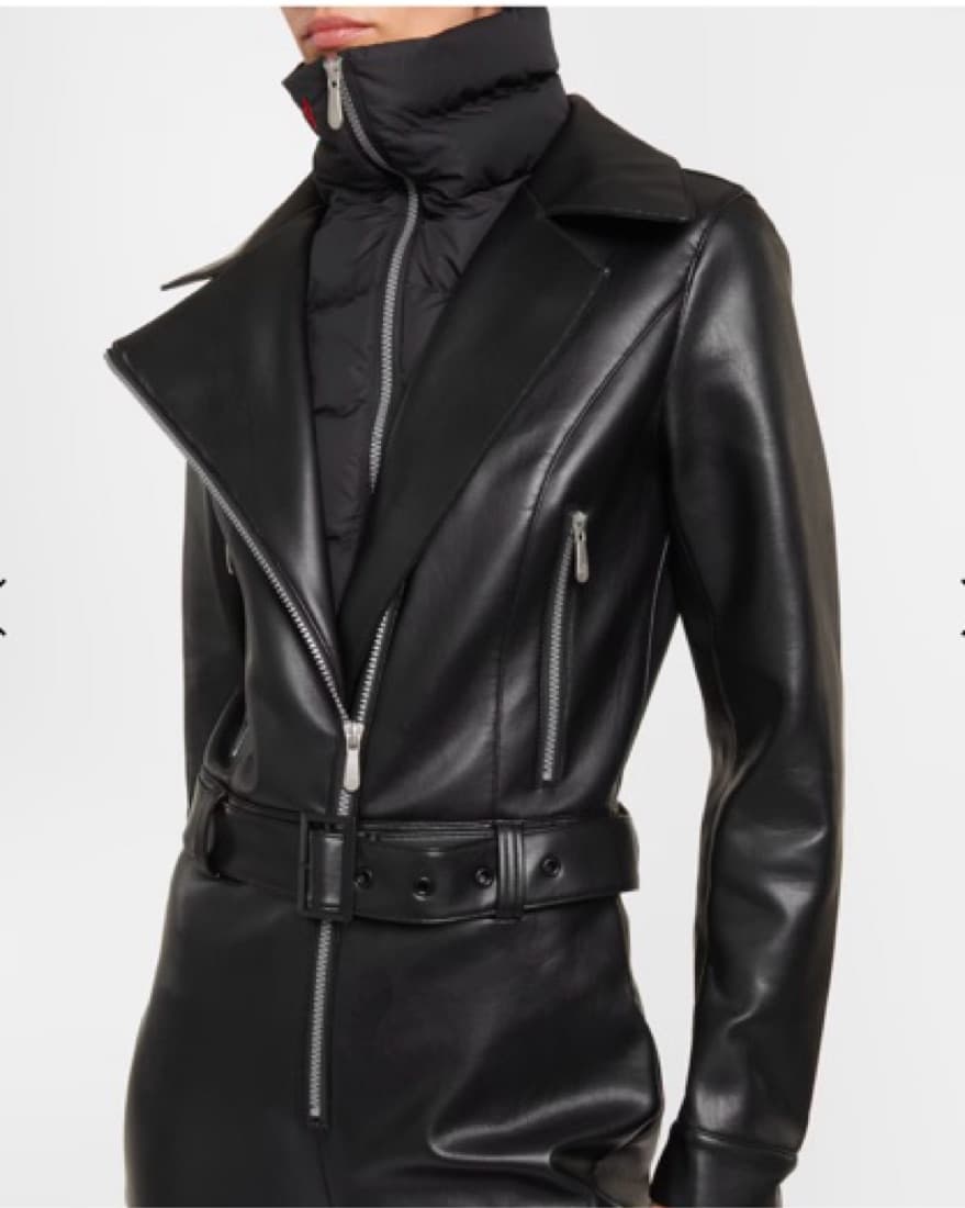 Perfect Moment Leather Ski Suit  - Image 4