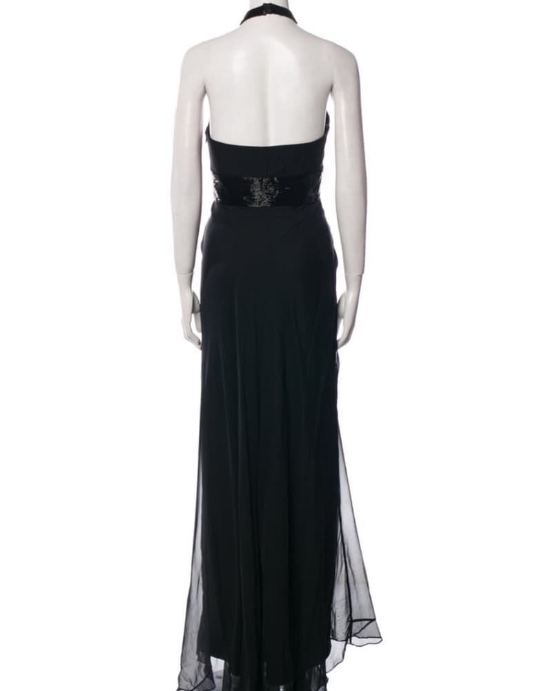 Badgley Mischka Black Gown - Image 6