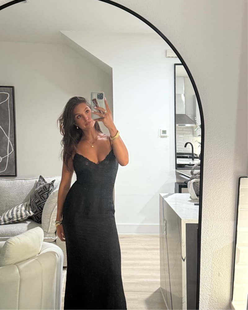 Reformation Black Maxi Dress - Image 2