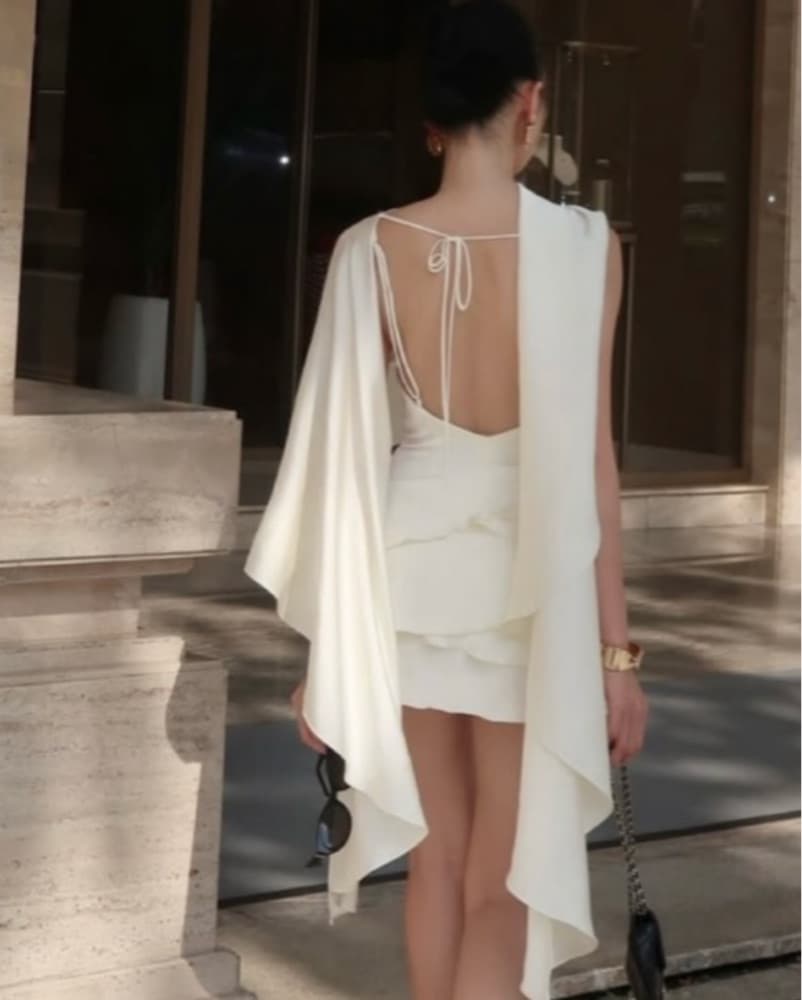 Revolve Backless Mini Dress - Image 1