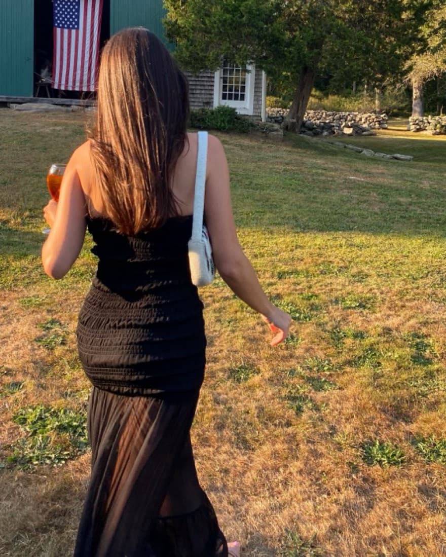 Milan Black Maxi dress - Image 2