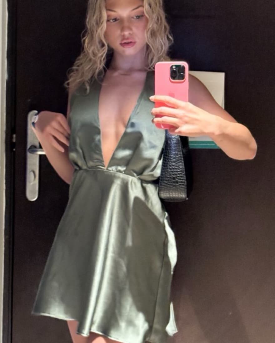 Green Zara Dress - Image 1