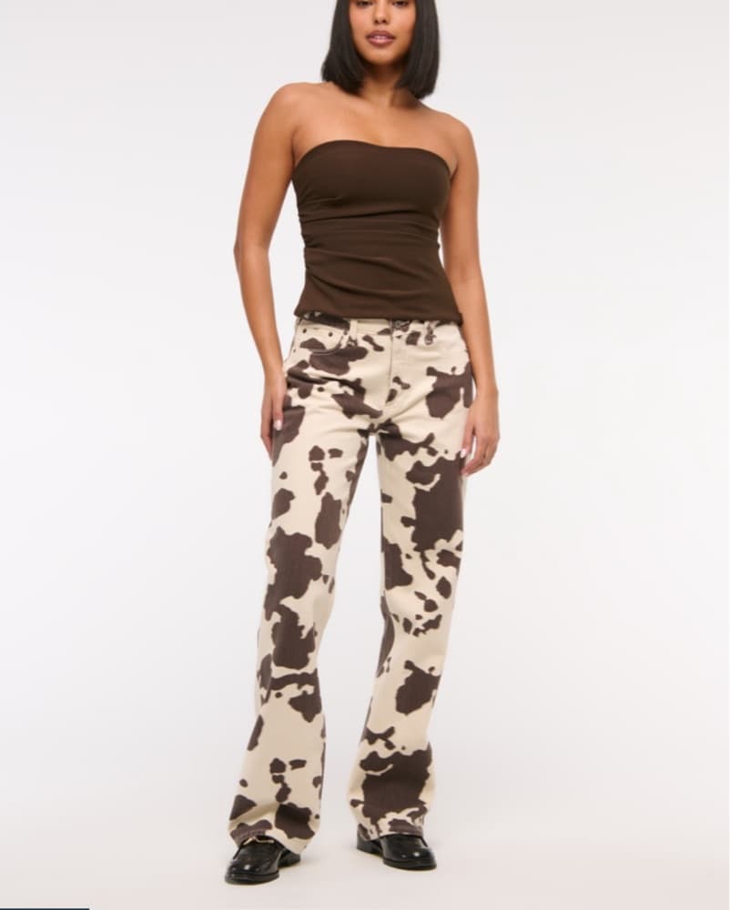 Abercrombie Low rise baggy denim - Image 1