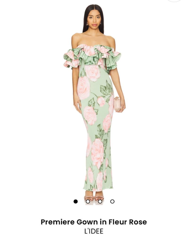 Premiere Gown In Fleur Rose - Image 1