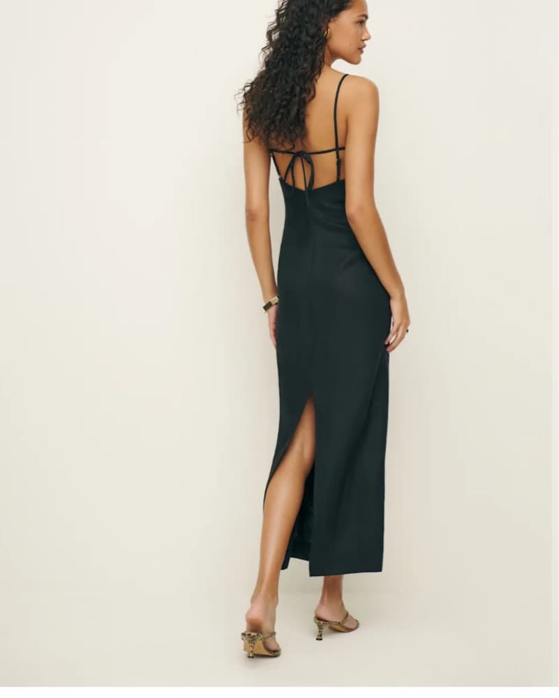 Reformation Malibu Linen Dress - Image 2