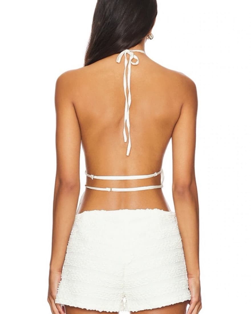  White Lioness Halter Top  - Image 3