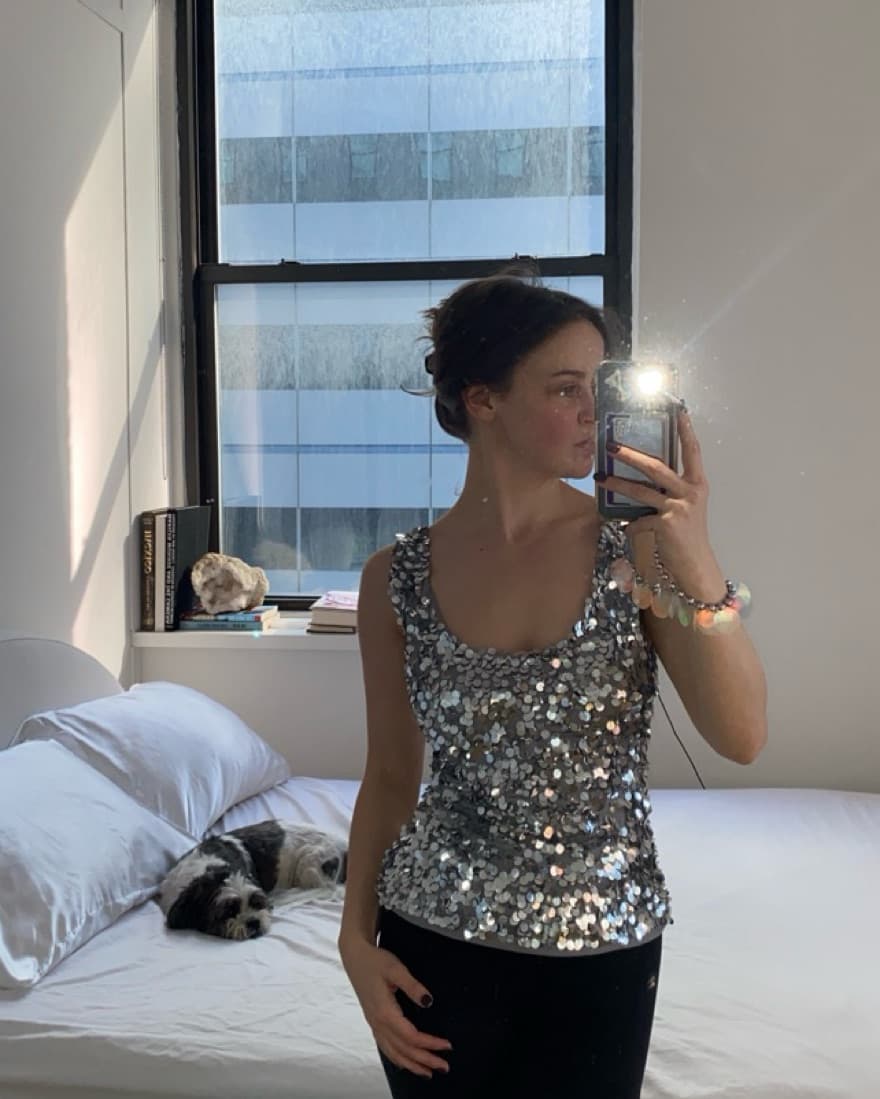 Cynthia Rowley Paillette/Sequin Tank - Image 2
