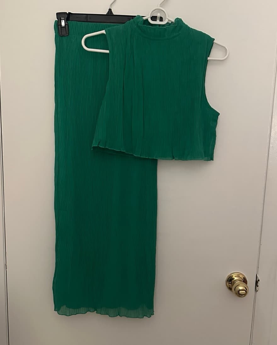 ASOS Set - Green Top + Midi Skirt - Image 6