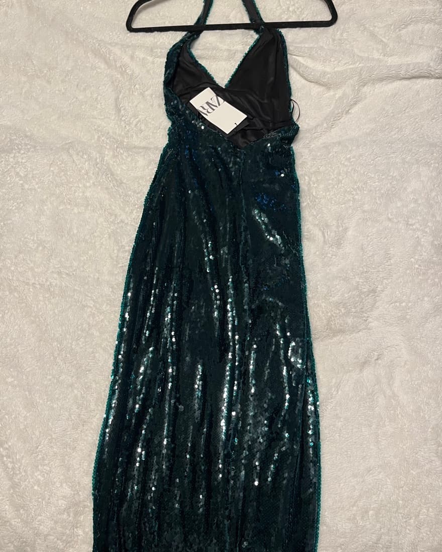 Green Zara Dress - Image 4