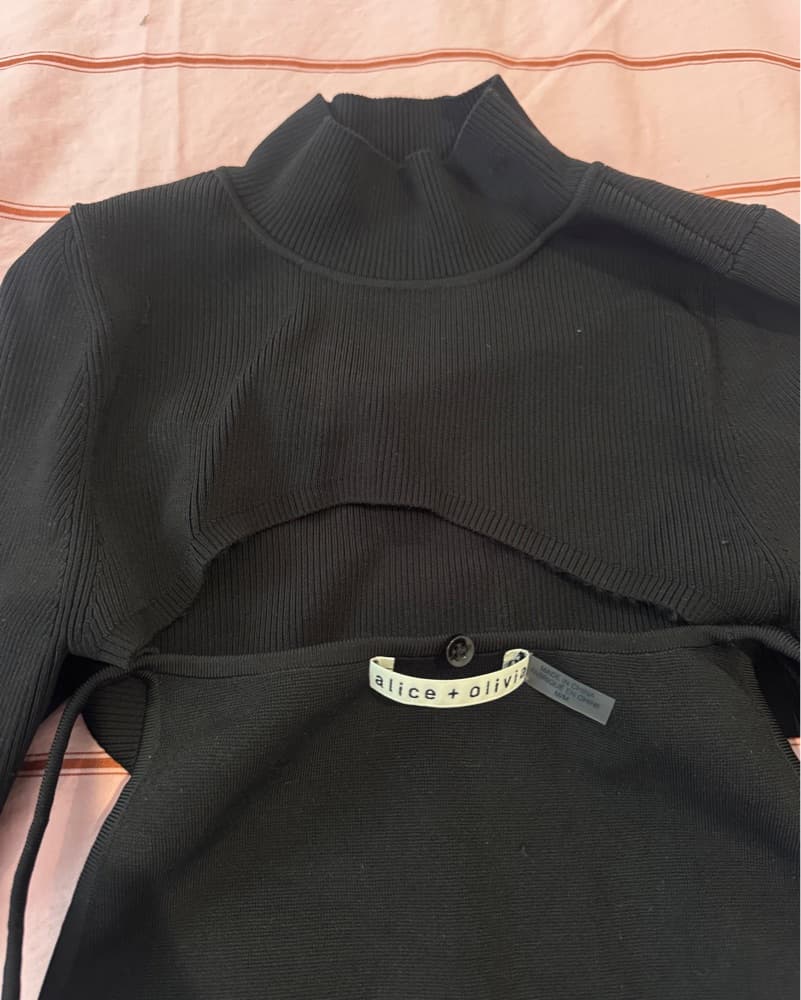 Alice + Olivia ORION KNIT TANK & SHRUG - Image 4