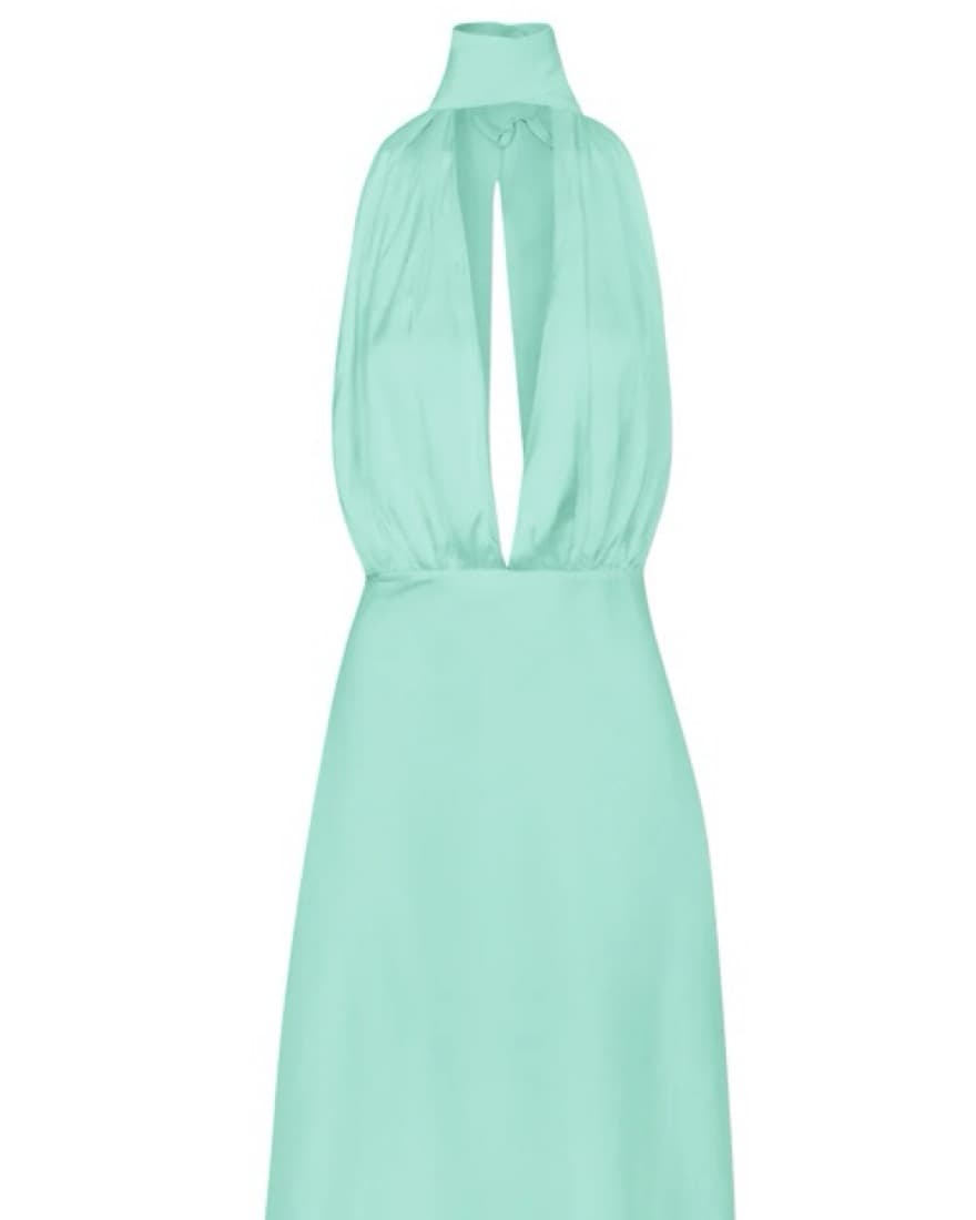 Moss & co Backless Dress - Tiffany Blue - Image 5