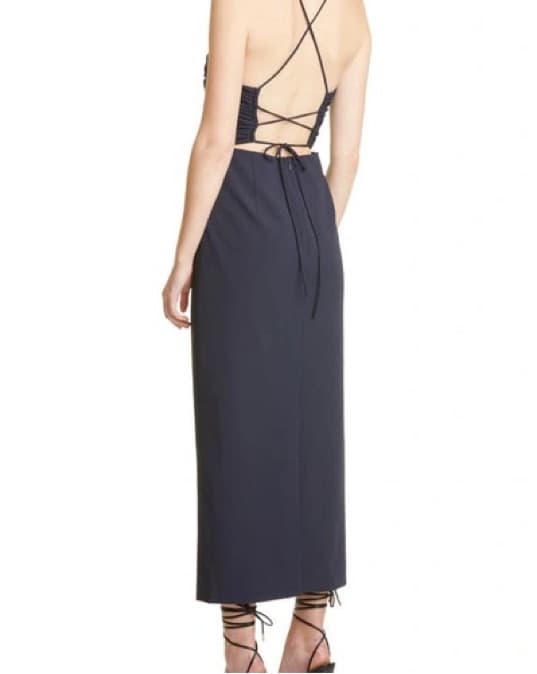 Cinq a Sept Ruched Strappy Back Dress - Image 2
