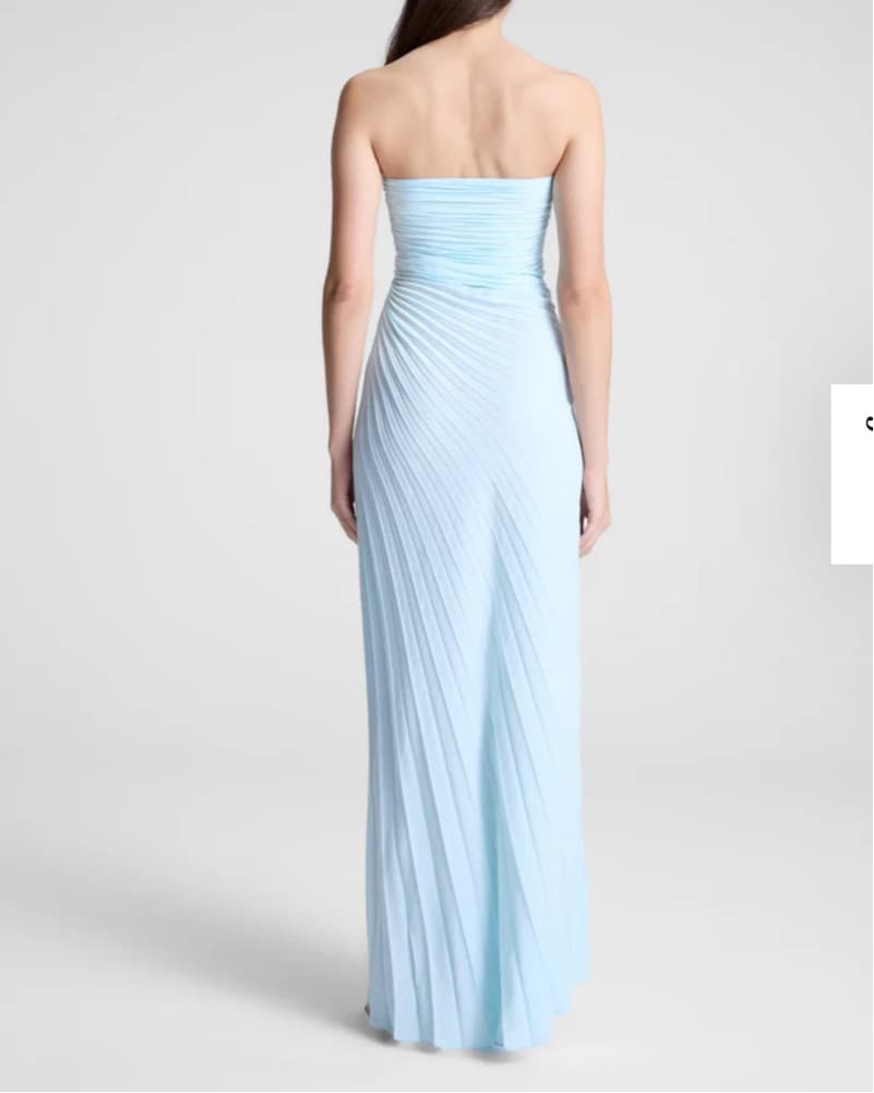 ALC Bianca Strapless Pleated Maxi Dress  - Image 2