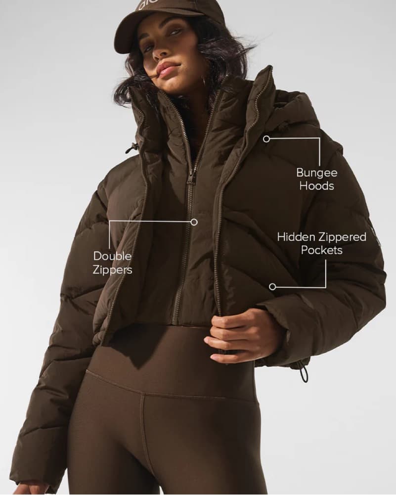 Alo Glacier Puffer In Espresso - Image 4