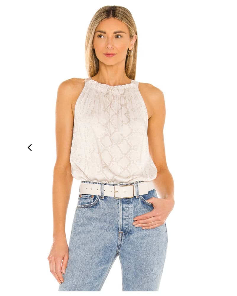 Bella Dahl Snakeskin Top - Image 1